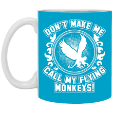 Load image into Gallery viewer, XP8434 11 oz. White Mug Unique design Flying Monkeys