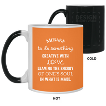 Load image into Gallery viewer, 21150 11 oz. Color Changing Mug Unique design Meraki