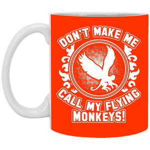 XP8434 11 oz. White Mug Unique design Flying Monkeys