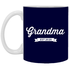 Load image into Gallery viewer, XP8434 11 oz. White Mug Unique design Grandma est. 2020