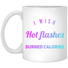 Load image into Gallery viewer, XP8434 11 oz. White Mug Unique Design Hot Flashes