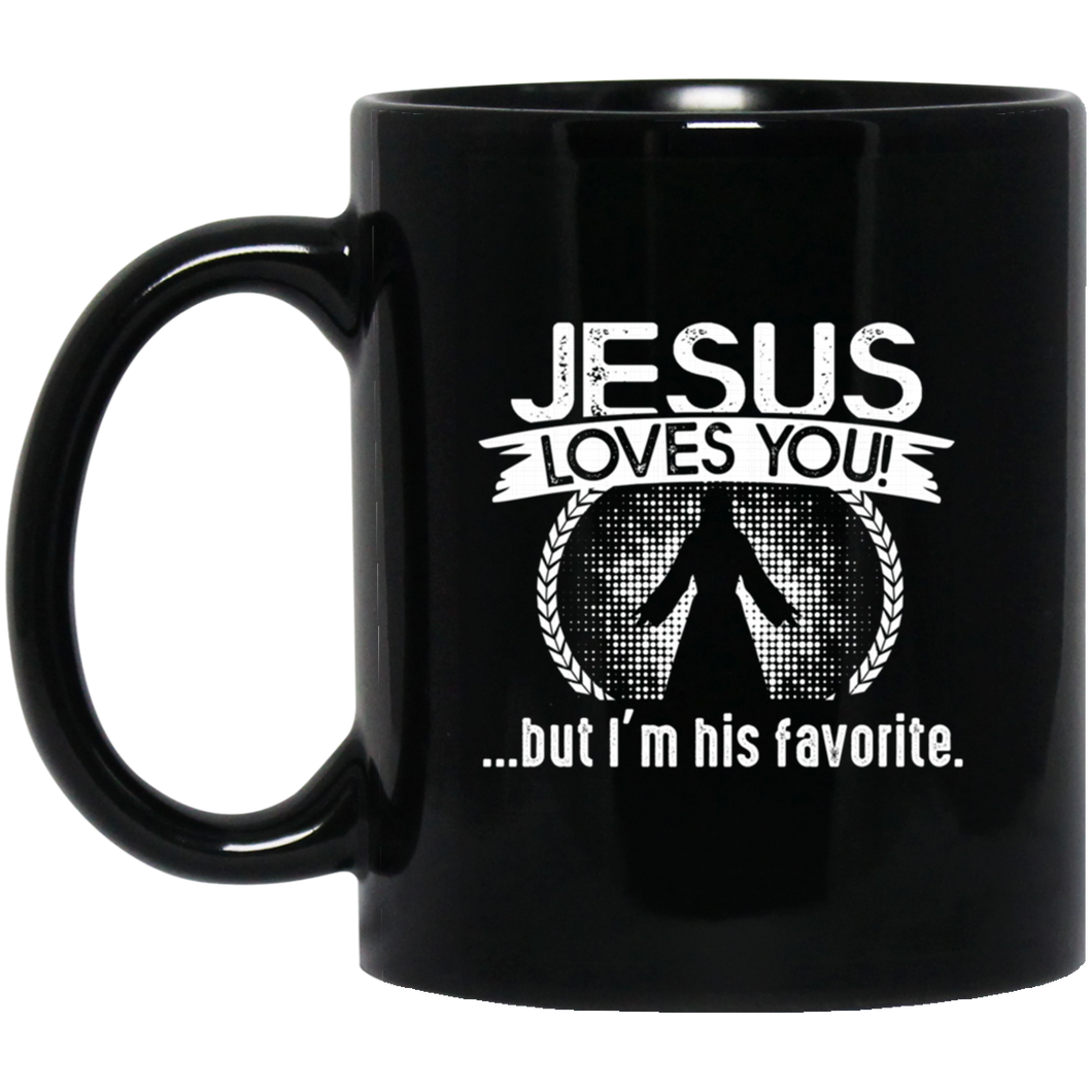 Unique design Jesus Loves You mug