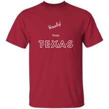 Load image into Gallery viewer, G500B Youth 5.3 oz 100% Cotton T-Shirt Unique design Howdy From Texas 2020