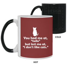 Load image into Gallery viewer, 21150 11 oz. Color Changing Mug Unique design Hello Cats