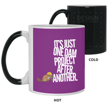 Load image into Gallery viewer, 21150 11 oz. Color Changing Mug Unique design Dam Project