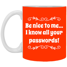 Load image into Gallery viewer, Unique design Passwords mug