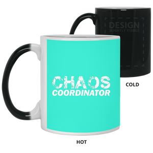 21150 11 oz. Color Changing Mug Unique design Chaos Coordinator