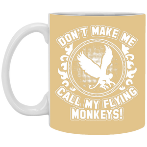 XP8434 11 oz. White Mug Unique design Flying Monkeys