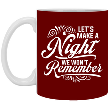 Load image into Gallery viewer, XP8434 11 oz. White Mug Unique design Night We Won&#39;t Remember