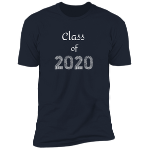 NL3600 Next Level Premium Short Sleeve T-Shirt Unique Design Class of 2020 for Graduating Seniors