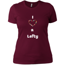 Load image into Gallery viewer, NL3900 Next Level Ladies&#39; Boyfriend T-Shirt Unique design Love A Lefty-color