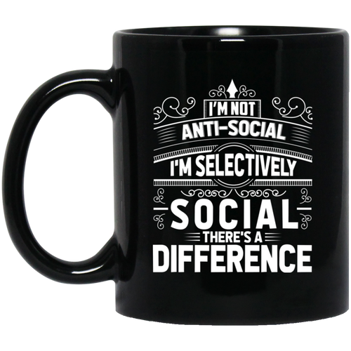 Unique design Selectively Social mug