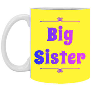 XP8434 11 oz. White Mug Unique design Big Sister