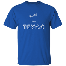 Load image into Gallery viewer, G500B Youth 5.3 oz 100% Cotton T-Shirt Unique design Howdy From Texas 2020