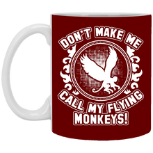 Load image into Gallery viewer, XP8434 11 oz. White Mug Unique design Flying Monkeys