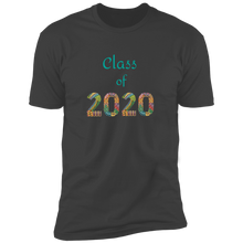 Load image into Gallery viewer, NL3600 Next Level Premium Short Sleeve T-Shirt Unique design Class of 2020-color for Graduating Seniors