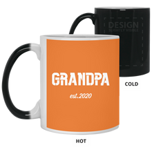 Load image into Gallery viewer, 21150 11 oz. Color Changing Mug Unique design Grandpa est. 2020