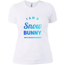 Load image into Gallery viewer, NL3900 Next Level Ladies&#39; Boyfriend T-Shirt Unique design Snow Bunny-blue