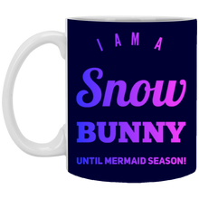 Load image into Gallery viewer, XP8434 11 oz. White Mug Unique design Snow Bunny-pink