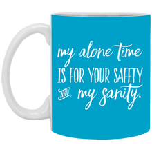 Load image into Gallery viewer, XP8434 11 oz. White Mug Unique Design Sanity