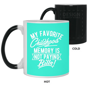 21150 11 oz. Color Changing Mug Unique design Favorite Childhood Memory