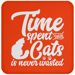 Unique design Time Spent With Cats coaster