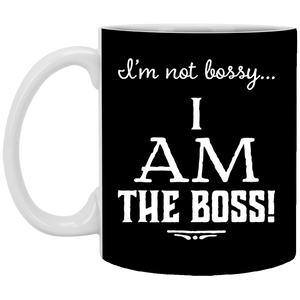 XP8434 11 oz. White Mug Unique design Bossy