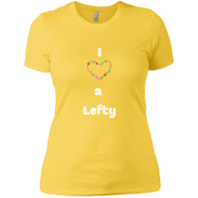 Load image into Gallery viewer, NL3900 Next Level Ladies&#39; Boyfriend T-Shirt Unique design Love A Lefty-color