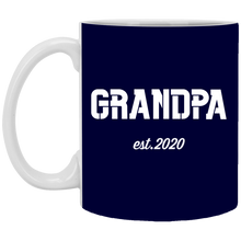 Load image into Gallery viewer, +Unique design Grandpa est. 2020 mug