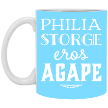 Load image into Gallery viewer, XP8434 11 oz. White Mug Unique design Agape