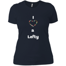 Load image into Gallery viewer, NL3900 Next Level Ladies&#39; Boyfriend T-Shirt Unique design Love A Lefty-color