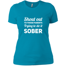 Load image into Gallery viewer, NL3900 Next Level Ladies&#39; Boyfriend T-Shirt Unique design Sober