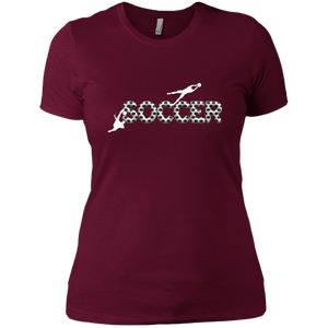 NL3900 Next Level Ladies' Boyfriend T-Shirt Unique design Soccer Players