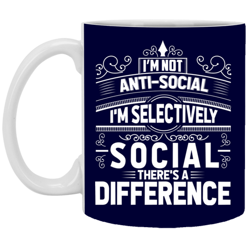 Unique design Selectively Social mug