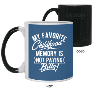 21150 11 oz. Color Changing Mug Unique design Favorite Childhood Memory