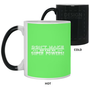 21150 11 oz. Color Changing Mug Unique design Super Powers