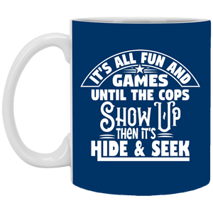 XP8434 11 oz. White Mug Unique design Fun & Games