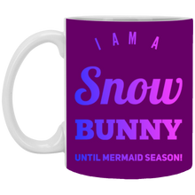 Load image into Gallery viewer, XP8434 11 oz. White Mug Unique design Snow Bunny-pink