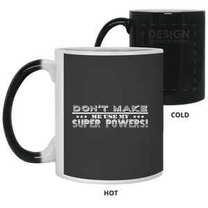 21150 11 oz. Color Changing Mug Unique design Super Powers