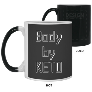 21150 11 oz. Color Changing Mug Unique design Body By Keto