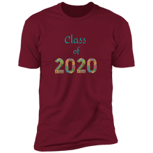 Load image into Gallery viewer, NL3600 Next Level Premium Short Sleeve T-Shirt Unique design Class of 2020-color for Graduating Seniors