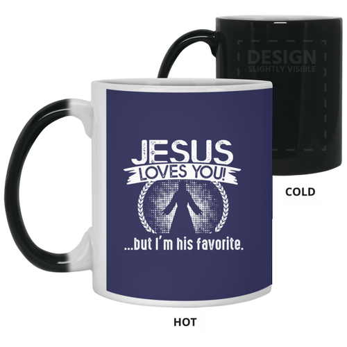 Unique design Jesus Loves You mug