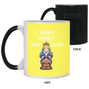 21150 11 oz. Color Changing Mug Unique design Protect Your Queen