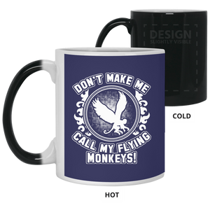 21150 11 oz. Color Changing Mug Unique design Flying Monkeys