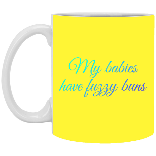 +Unique design Fuzzy Buns mug