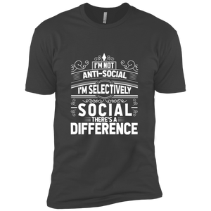 NL3600 Next Level Premium Short Sleeve T-Shirt Unique design Selectively Social