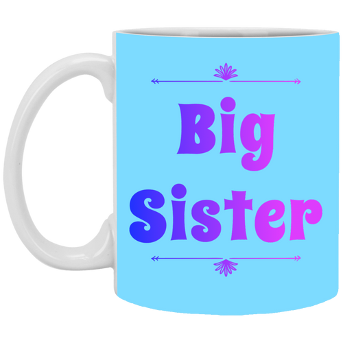 +Unique design Big Sister mug