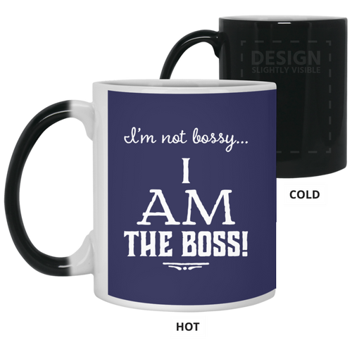 +Unique design Bossy mug