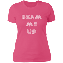 Load image into Gallery viewer, NL3900 Next Level Ladies&#39; Boyfriend T-Shirt Unique Design Beam Me Up