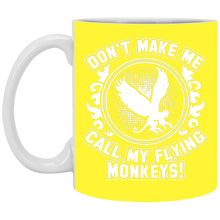 Load image into Gallery viewer, XP8434 11 oz. White Mug Unique design Flying Monkeys